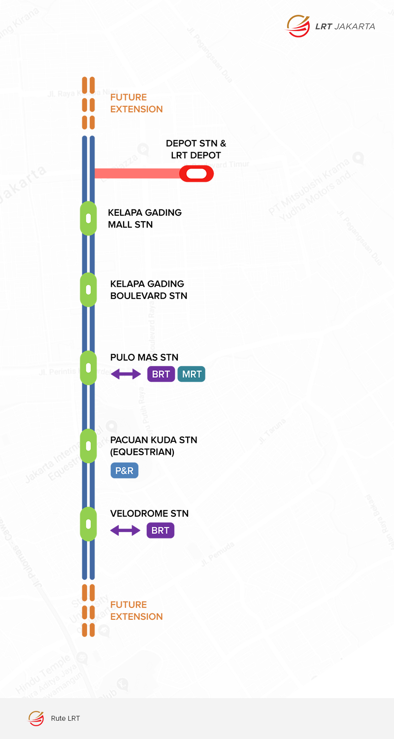 Hari Ini Uji Coba LRT Jakarta Dimulai, Ini 5 Stasiun Yang Dilewati ...