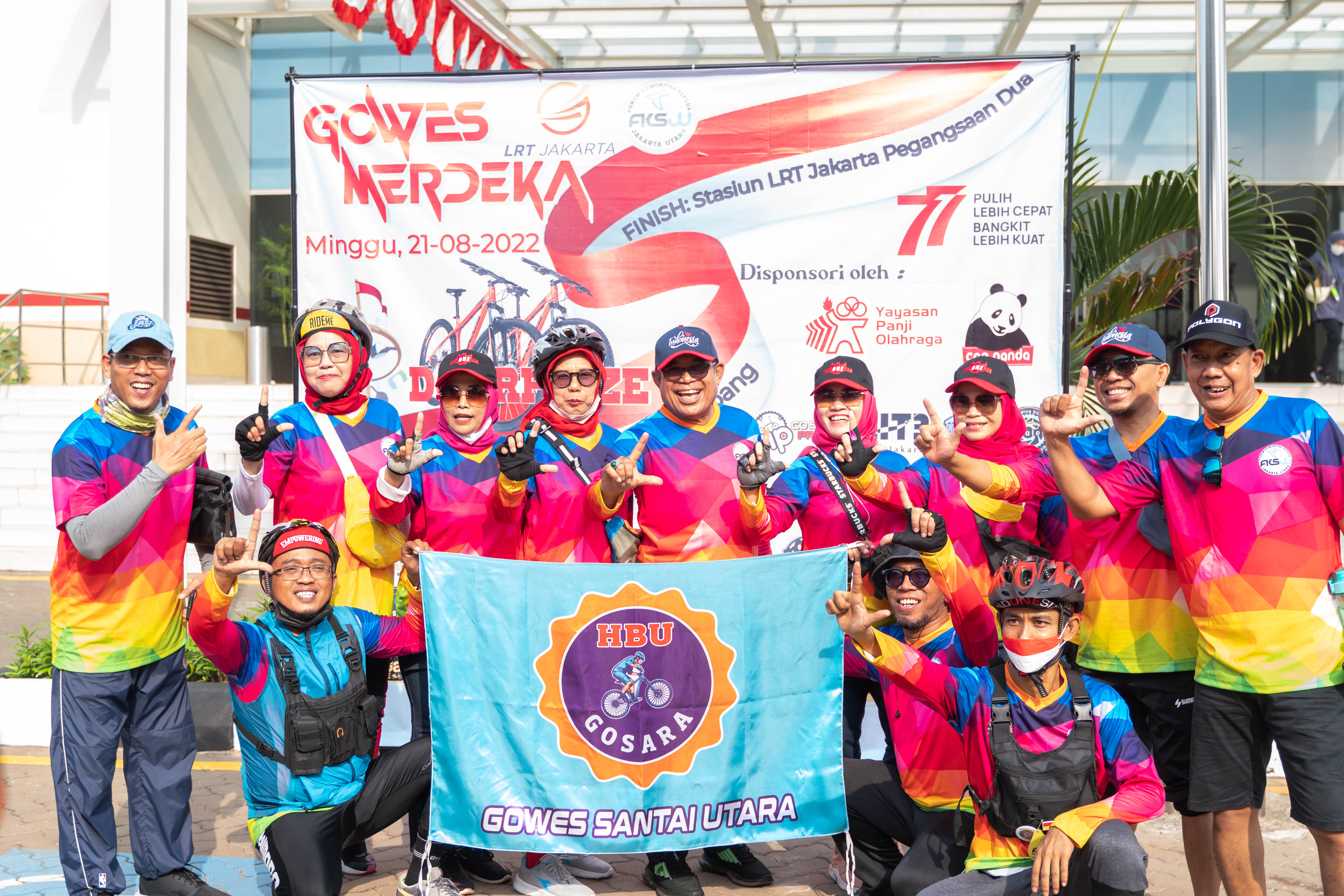 Kunjungan Komunitas Sepeda Jakarta Utara