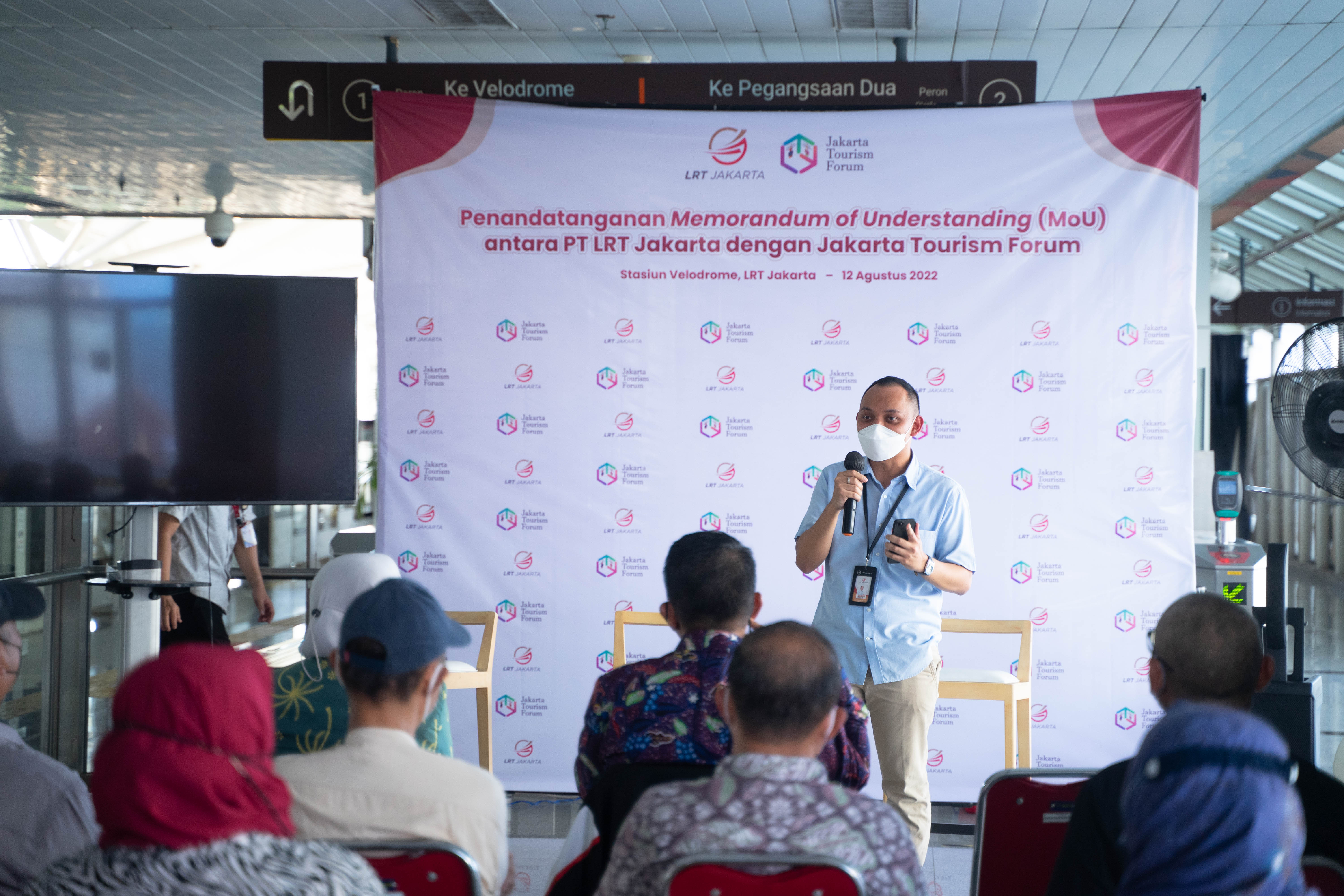 MoU LRTJ dengan JTF (Jakarta Tourism Forum) 2022