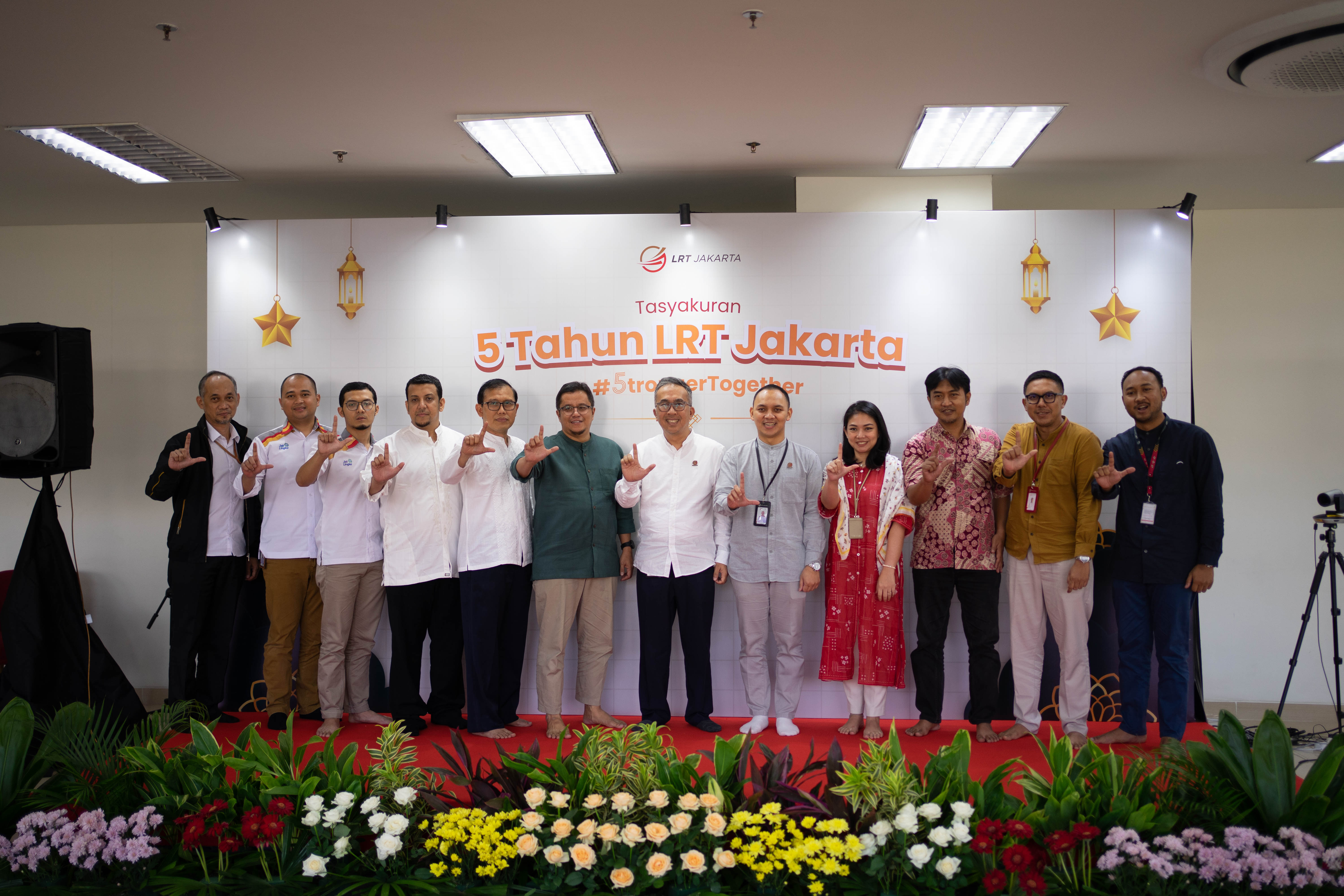Tasyakuran 5 Tahun LRT Jakarta